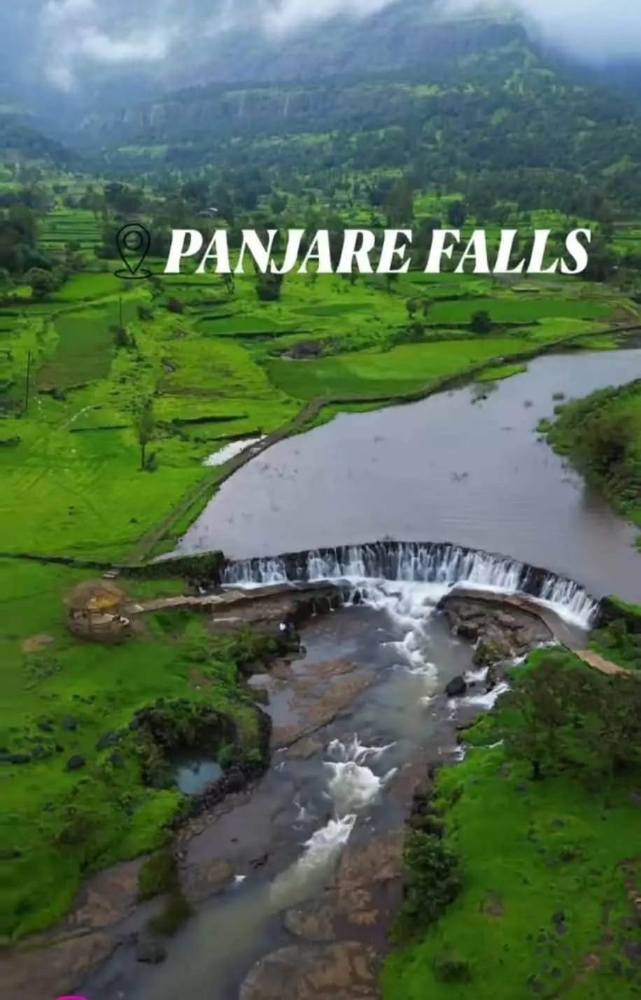 Panjare Falls valley view